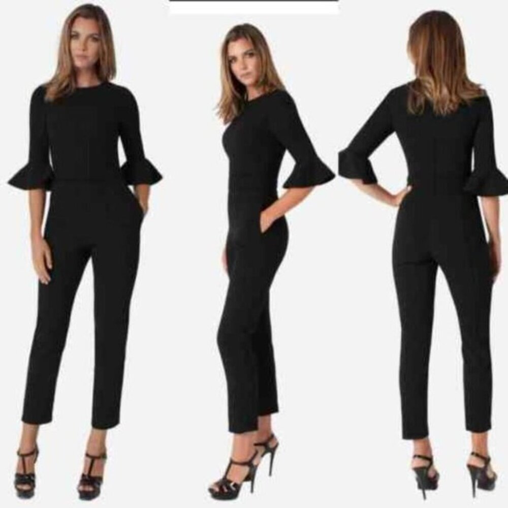 BLACK Halo Brooklyn Jumpsuit in Black Size 14
